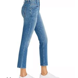 MOTHER the dazzler yoke-front ankle jeans in wander dust